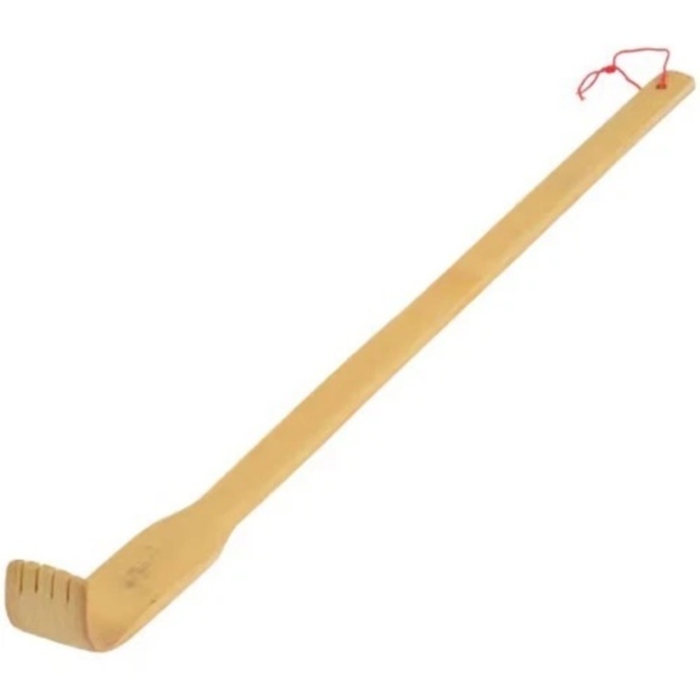 You Get 1 16” Wooden Back Scratcher with Red String New